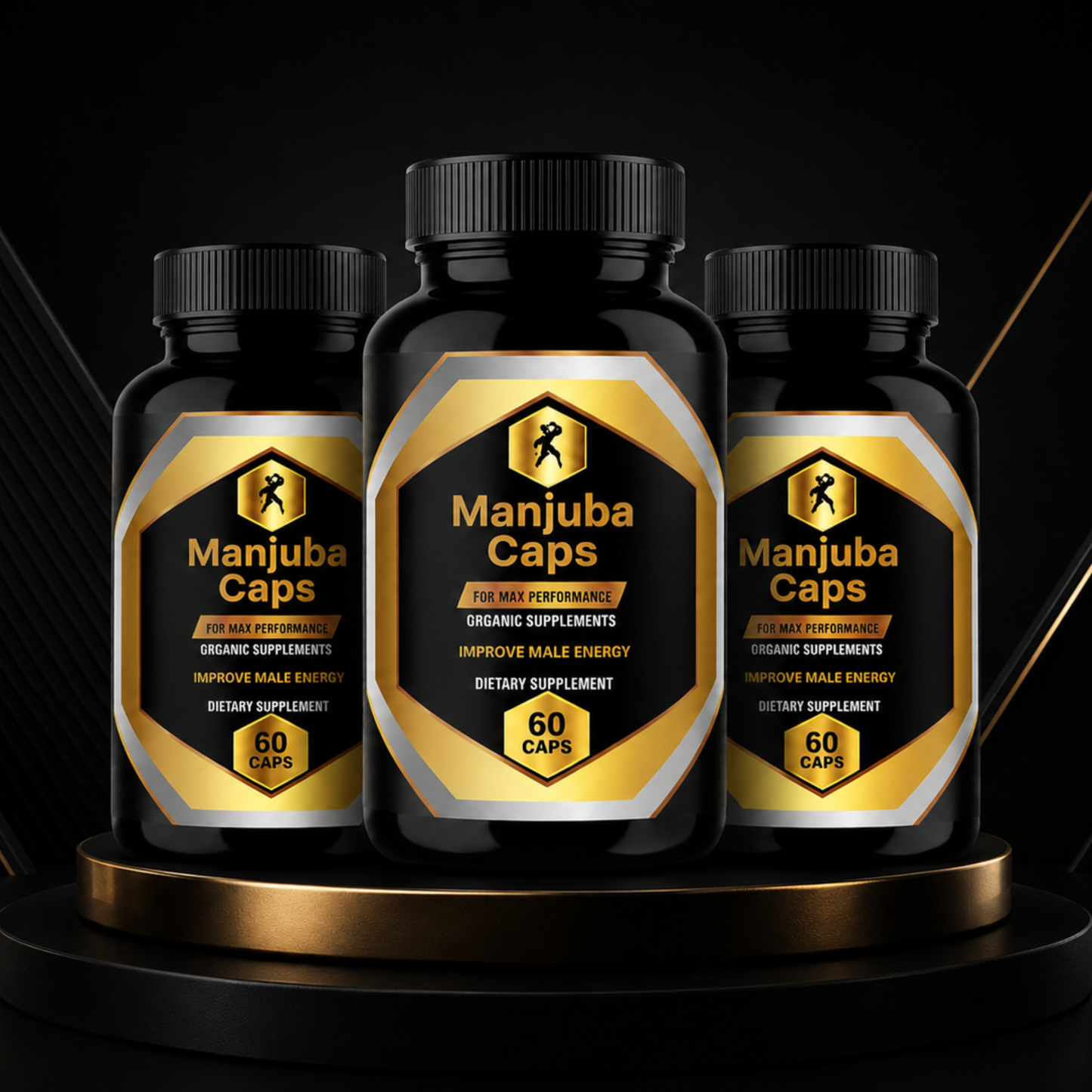 Manjuba Caps —  3 Bottles - 90-Day Protocol | Most Popular
