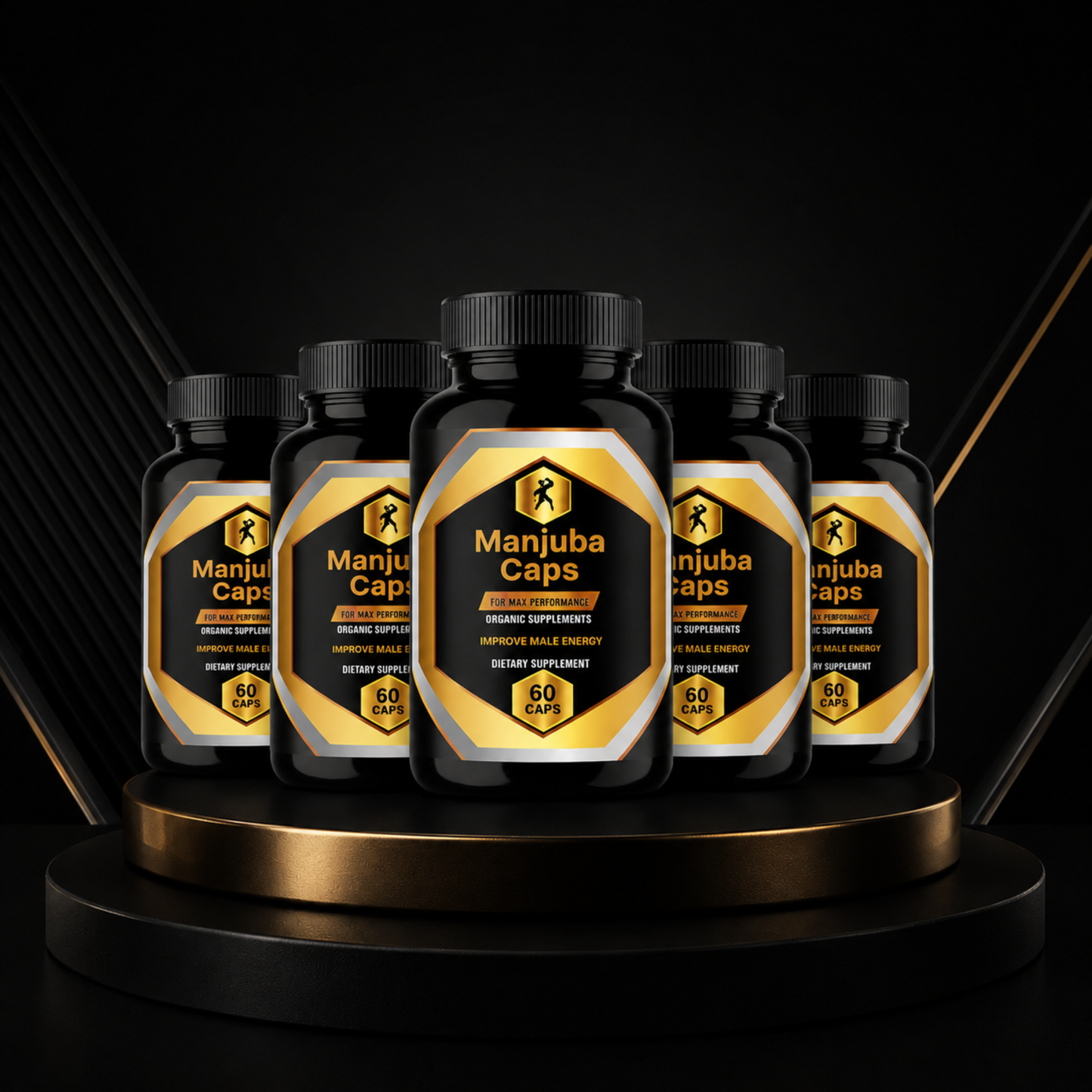 Manjuba Caps — 6 Bottles - 180-Day Protocol | Best Value